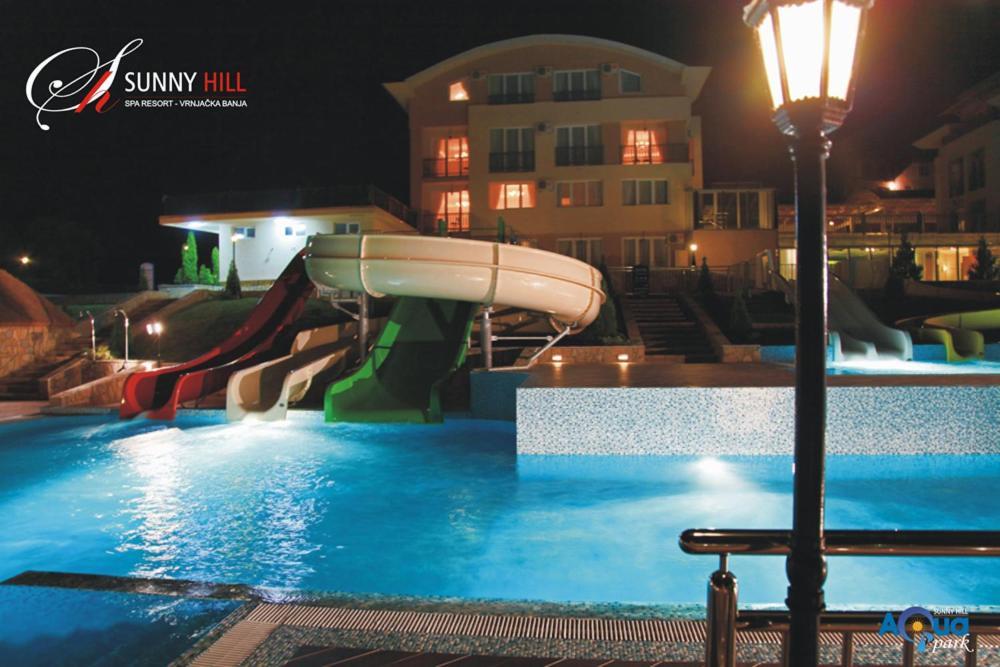 Sunny Hill Apartments & Aqua Park Vrnjačka Banja Kültér fotó